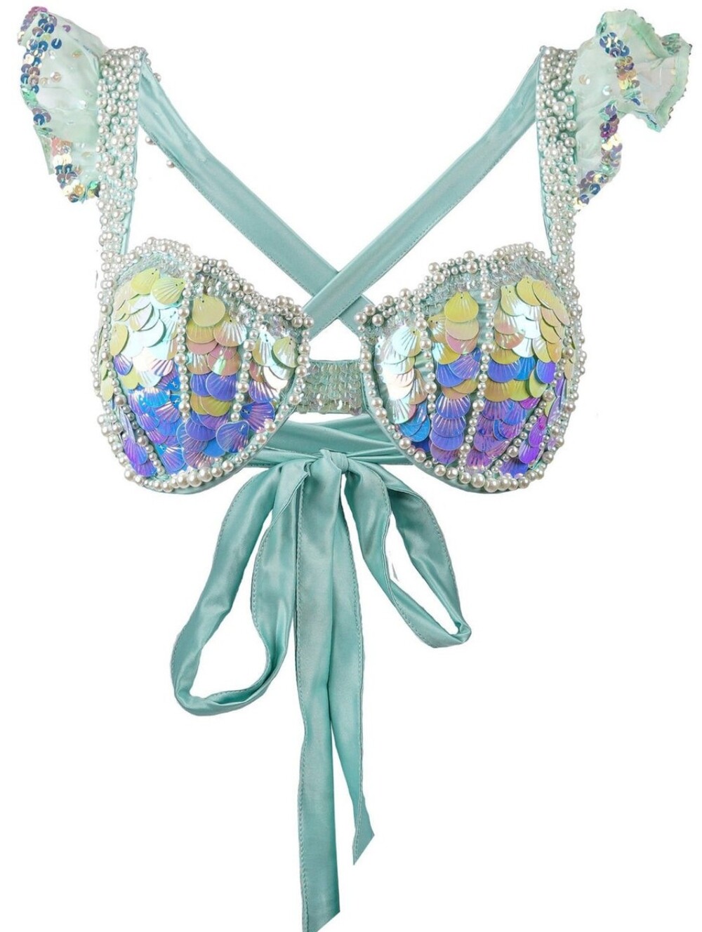Jackalope land Mermaid Bra